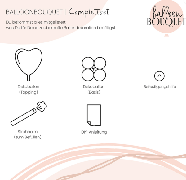 Ballon Bouquet - Welcome Baby! - 43cm